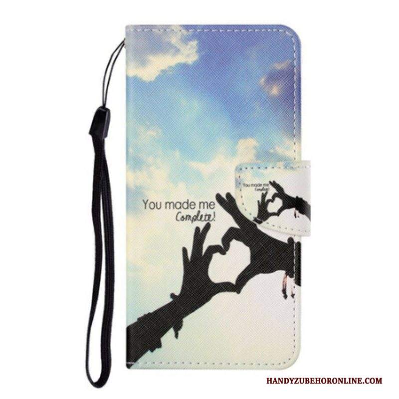 Folio Cover Samsung Galaxy S21 FE Completo Di Cordino