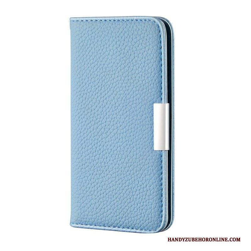 Folio Cover Samsung Galaxy S21 FE Custodia in pelle Ecopelle Litchi Ultra Chic