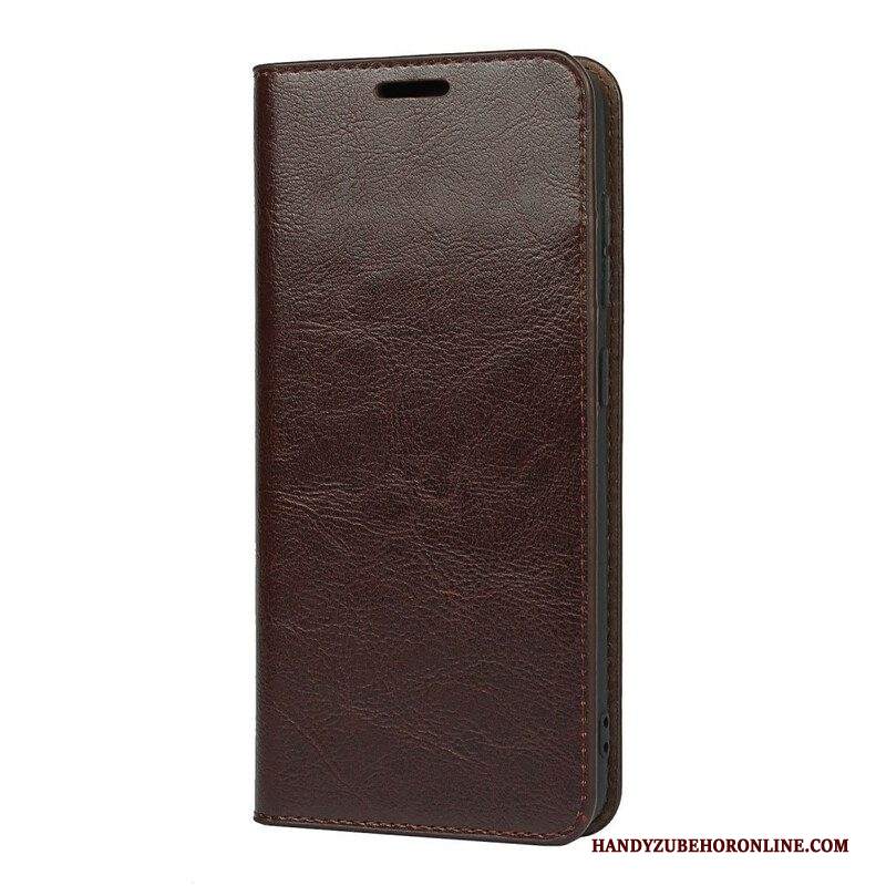 Folio Cover Samsung Galaxy S21 FE Custodia in pelle Pelle Vera