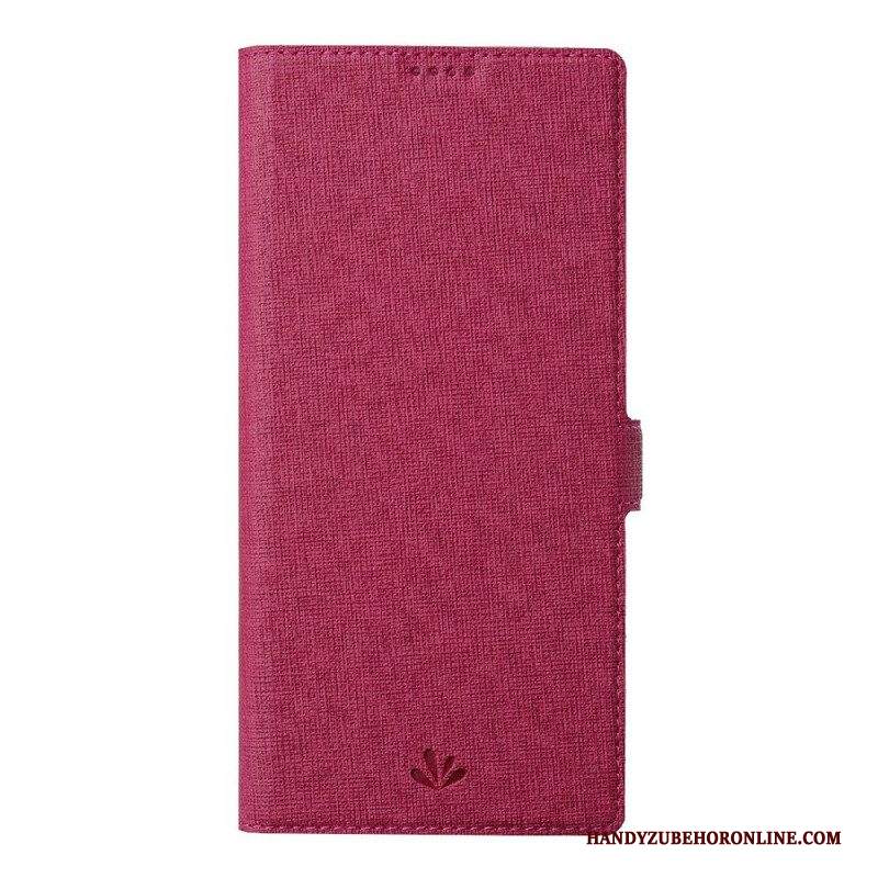 Folio Cover Samsung Galaxy S21 FE Custodia in pelle Strutturato