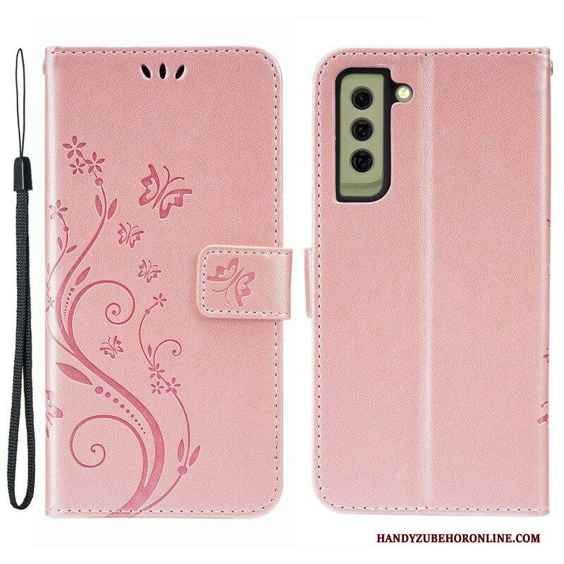 Folio Cover Samsung Galaxy S21 FE Farfalle Al Vento