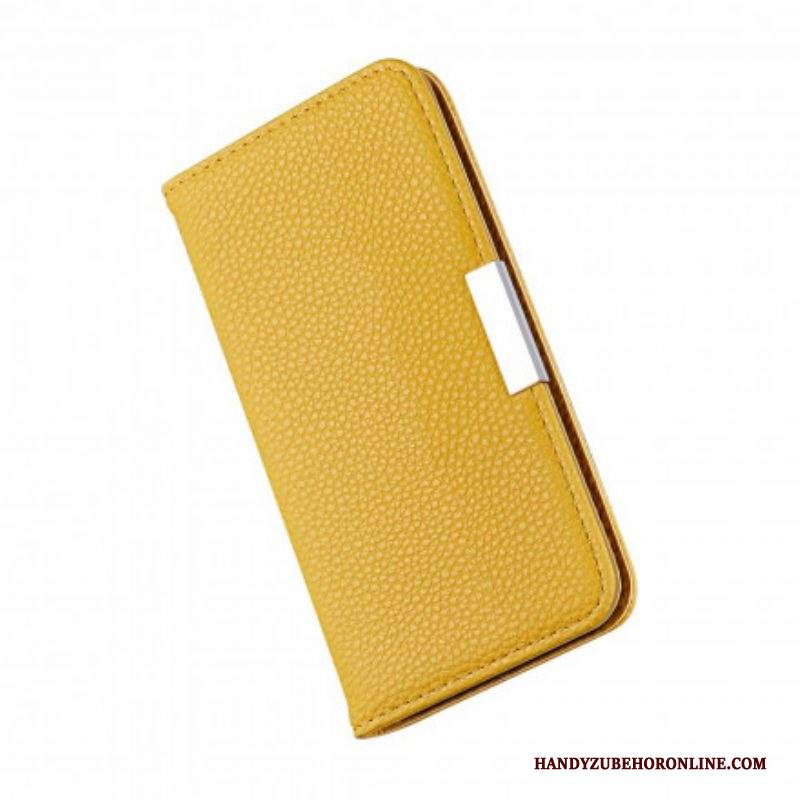 Folio Cover Samsung Galaxy S21 Plus 5G Custodia in pelle Ecopelle Litchi Ultra Chic