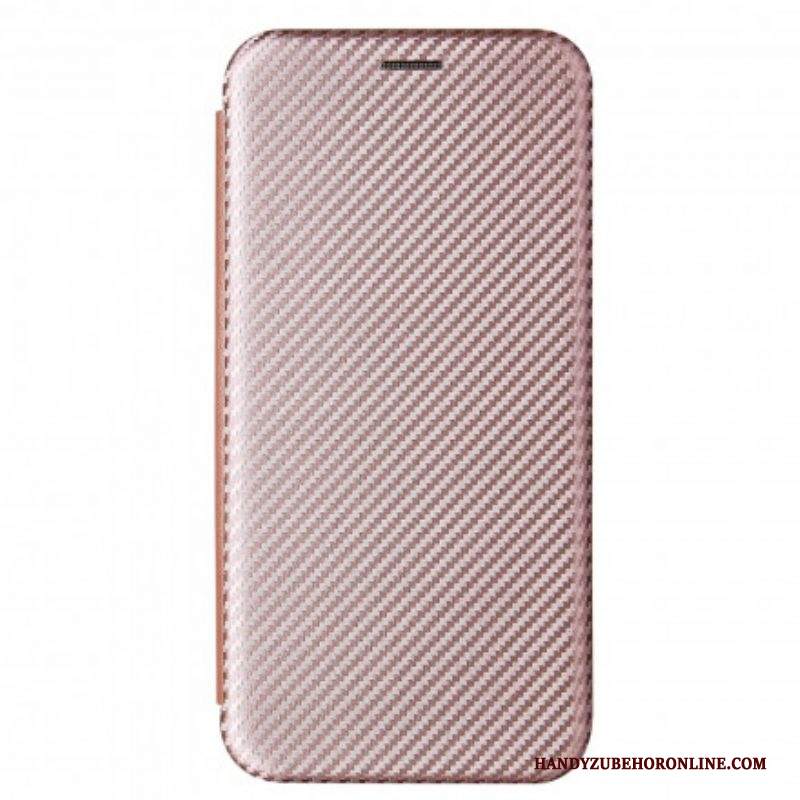 Folio Cover Samsung Galaxy S21 Plus 5G Custodia in pelle Fibra Di Carbonio