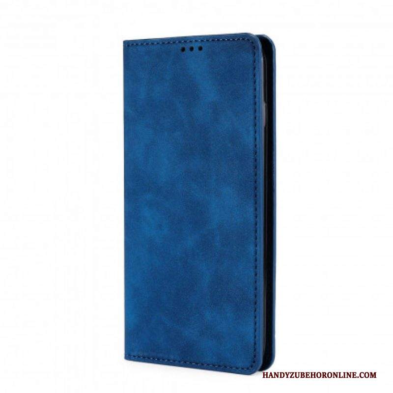 Folio Cover Samsung Galaxy S21 Plus 5G Custodia in pelle Tocco Di Pelle