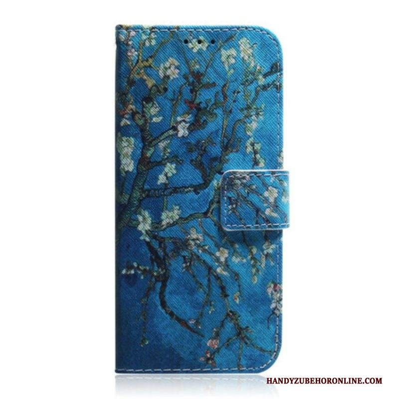 Folio Cover Samsung Galaxy S21 Plus 5G Ramo Di Un Albero In Fiore