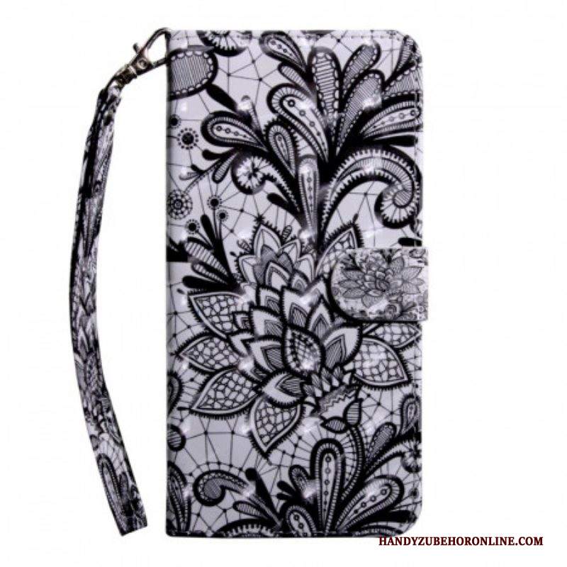 Folio Cover Samsung Galaxy S22 5G Pizzo Elegante