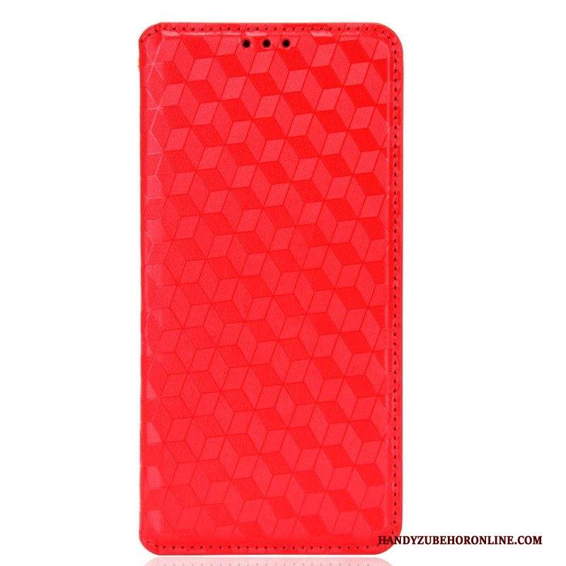 Folio Cover Samsung Galaxy S22 Plus 5G Custodia in pelle Effetto Pelle Diamante