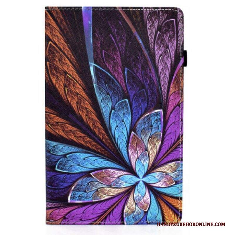 Folio Cover Samsung Galaxy Tab A7 Lite Fiore Astratto