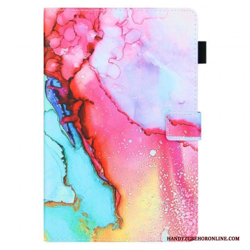 Folio Cover Samsung Galaxy Tab A8 (2021) Stile Marmo