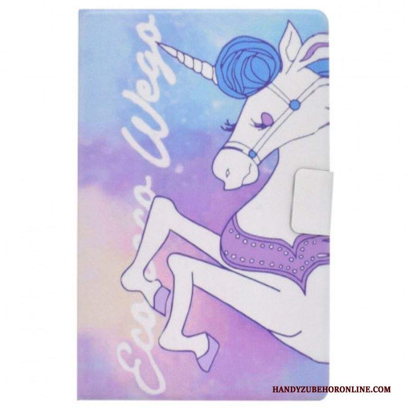 Folio Cover Samsung Galaxy Tab A8 (2021) Unicorno Di Fantasia