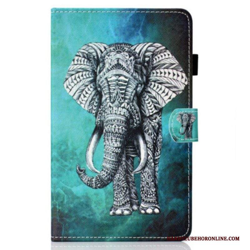 Folio Cover Samsung Galaxy Tab S8 / Tab S7 Elefante Tribale