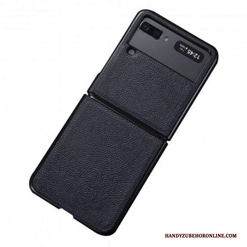 Folio Cover Samsung Galaxy Z Flip 3 5G Custodia in pelle Vera Pelle