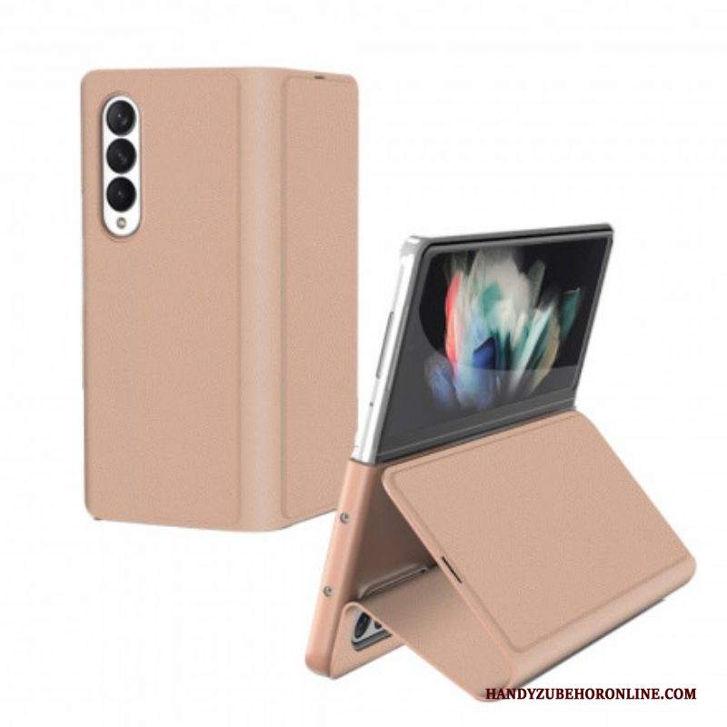 Folio Cover Samsung Galaxy Z Fold 3 5G Custodia in pelle Gkk Ultra Fine