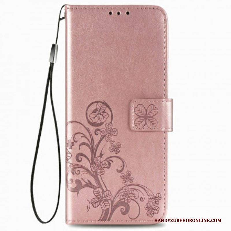 Folio Cover Samsung Galaxy Z Fold 3 5G Fiori Design Con Cordino