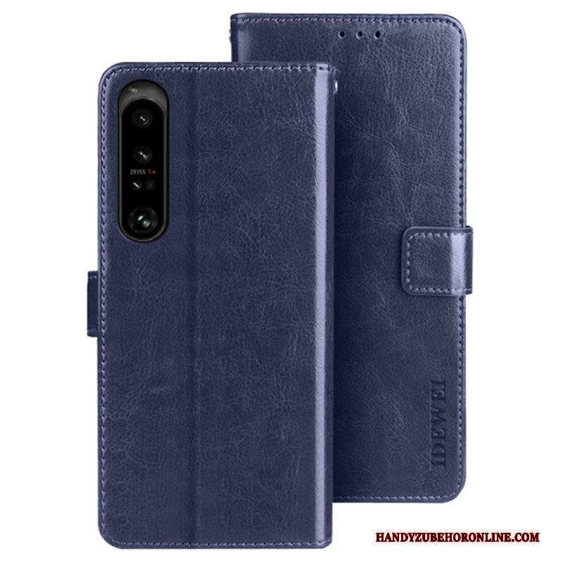 Folio Cover Sony Xperia 1 IV Similpelle Idewei