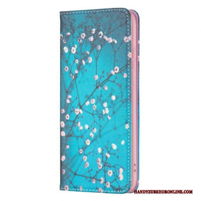 Folio Cover Xiaomi 12 / 12X Custodia in pelle Rami Fioriti