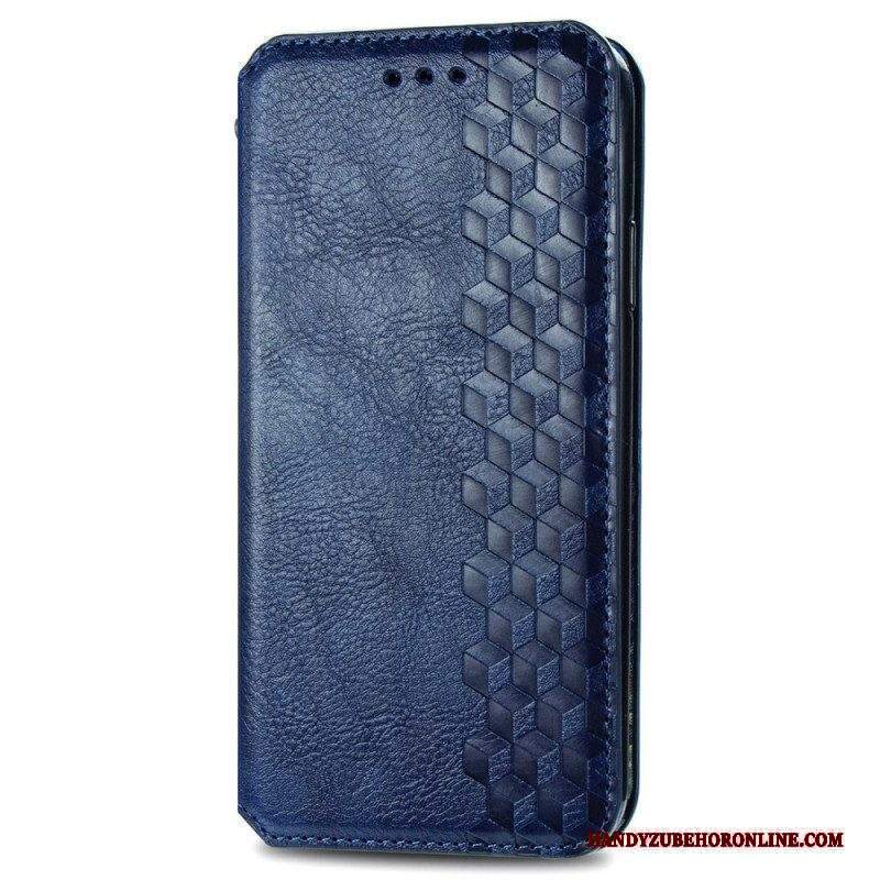 Folio Cover Xiaomi 12 / 12X Custodia in pelle Struttura Del Diamante