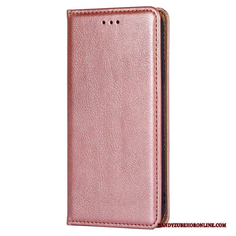 Folio Cover Xiaomi 12 Pro Custodia in pelle Cuciture In Ecopelle