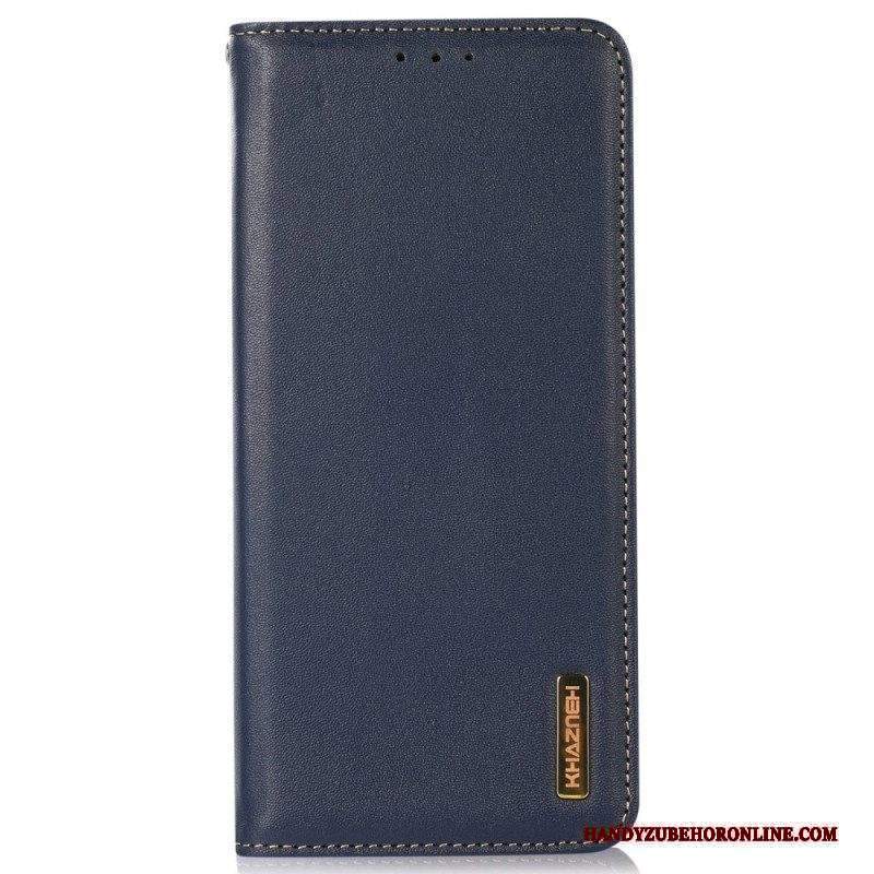 Folio Cover Xiaomi 13 Lite Custodia in pelle Rfid Vera Pelle Khazneh