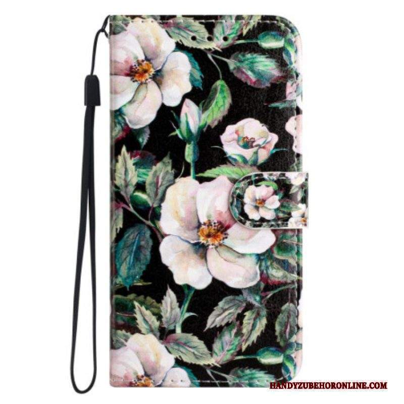 Folio Cover Xiaomi Redmi A1 Cinturino Magnolie