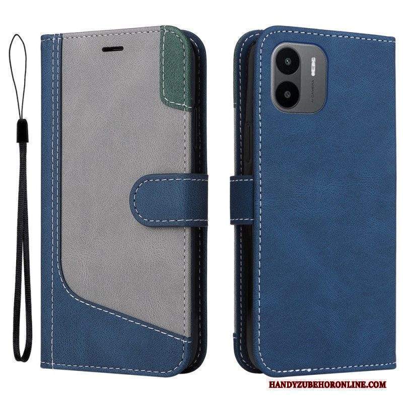 Folio Cover Xiaomi Redmi A1 Cinturino Tricolore