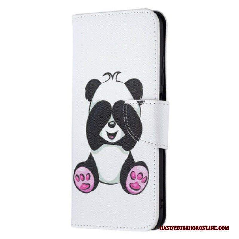 Folio Cover Xiaomi Redmi Note 10 5G Divertimento Panda