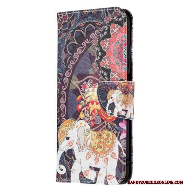 Folio Cover Xiaomi Redmi Note 10 5G Elefante Indiano