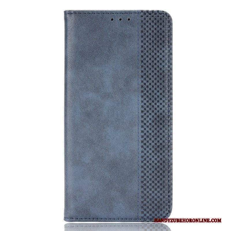 Folio Cover Xiaomi Redmi Note 11 Pro / 11 Pro 5G Custodia in pelle Effetto Pelle Vintage Stilizzato