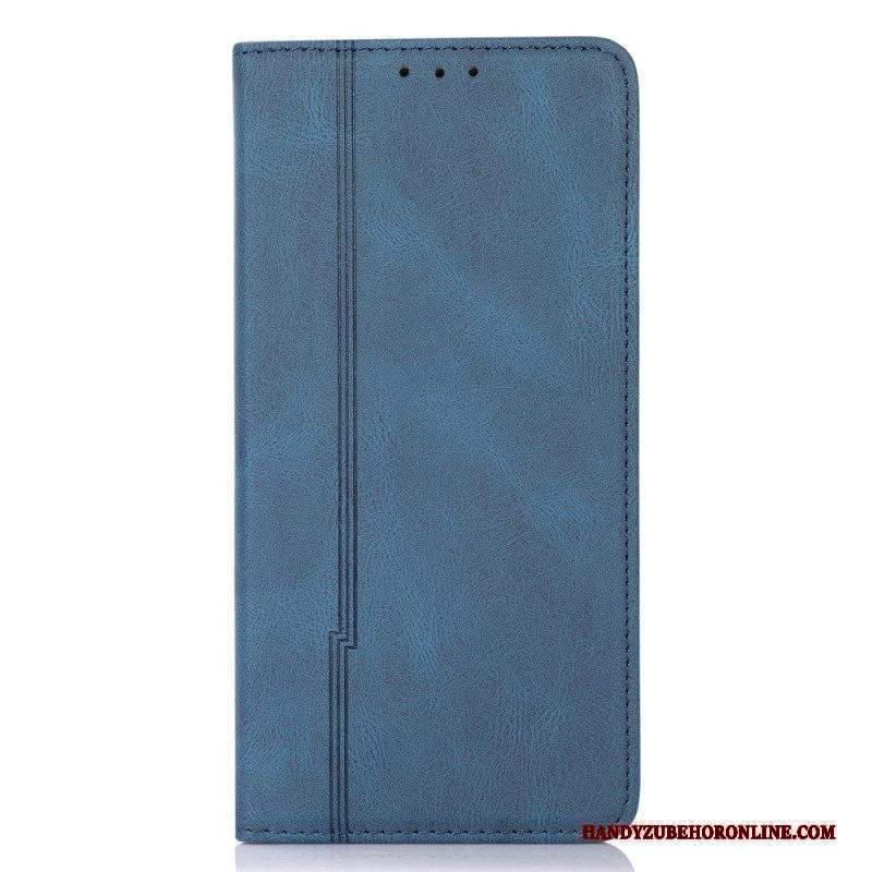 Folio Cover Xiaomi Redmi Note 11 Pro Plus 5G Custodia in pelle Linea Pelle Stile