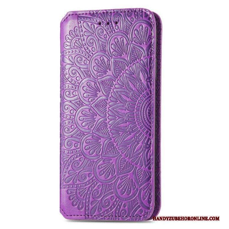 Folio Cover Xiaomi Redmi Note 11 Pro Plus 5G Custodia in pelle Mandala