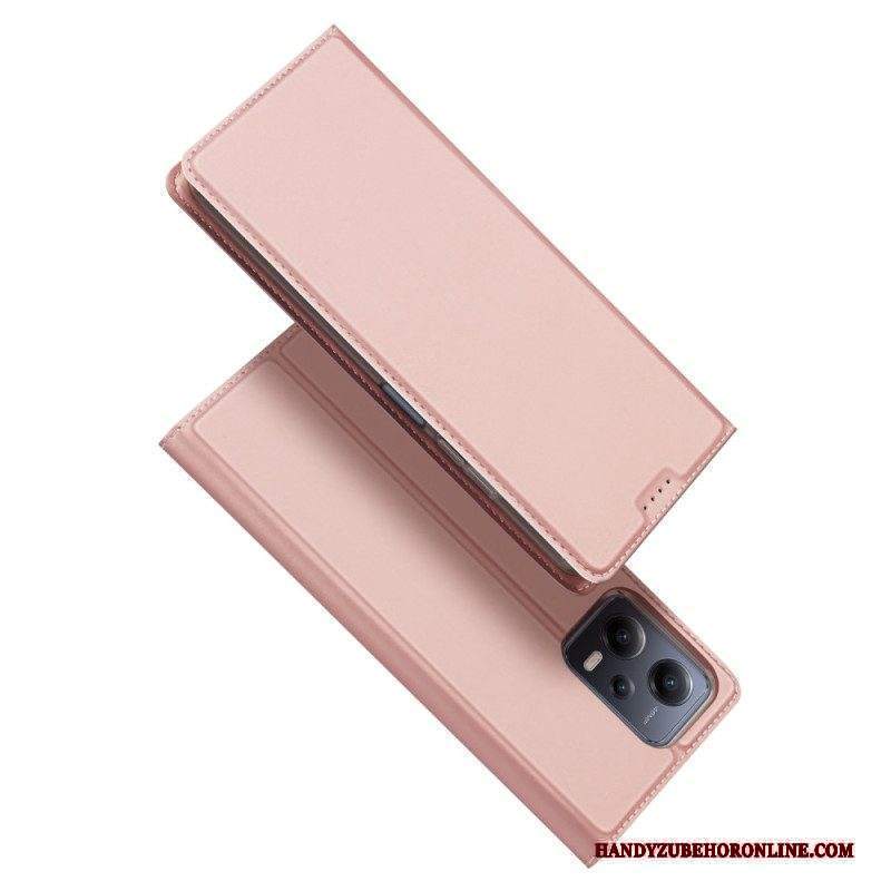 Folio Cover Xiaomi Redmi Note 12 5G Custodia in pelle Serie Skin-pro Dux Ducis