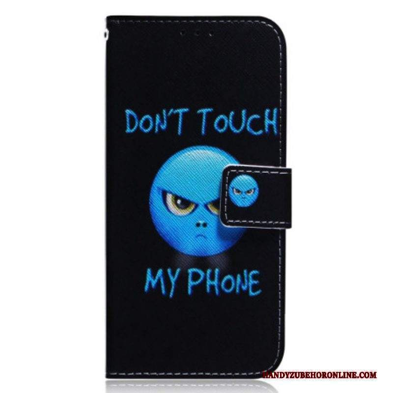 Folio Cover Xiaomi Redmi Note 12 5G Telefono Emoji Con Cordino