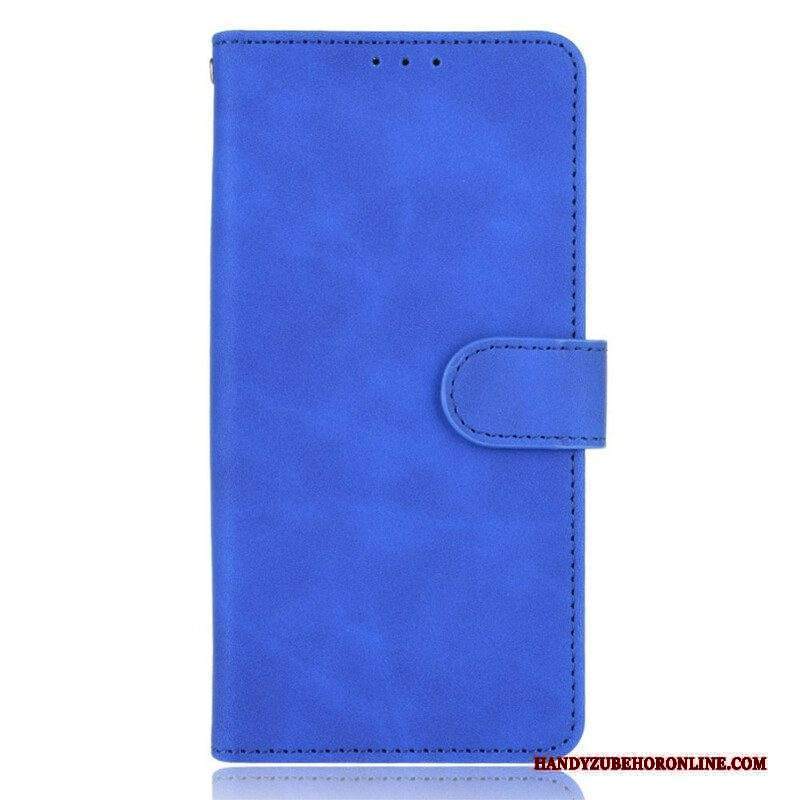 Folio Cover iPhone 13 Mini Tocco Di Pelle