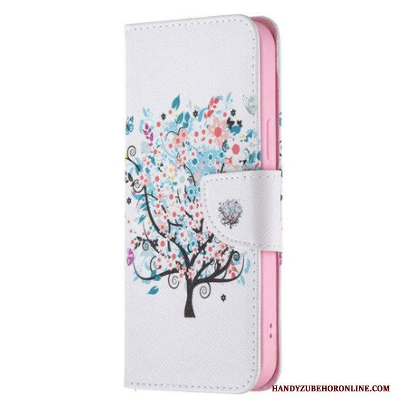 Folio Cover iPhone 13 Pro Max Albero Fiorito