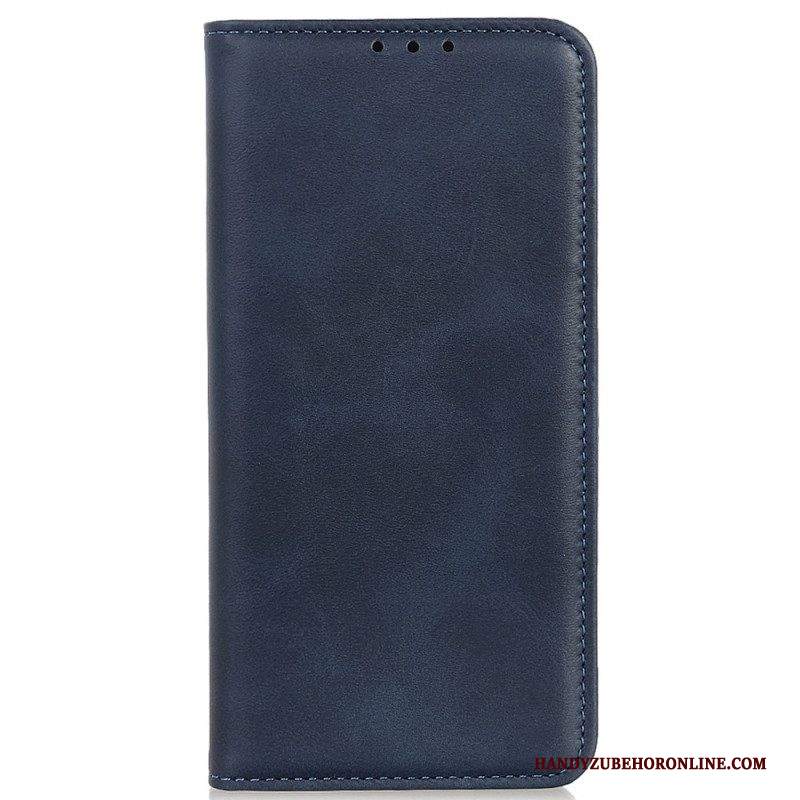 Folio Cover iPhone 14 Custodia in pelle Pelle Crosta Eleganza