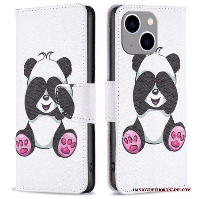 Folio Cover iPhone 14 Plus Divertimento Panda