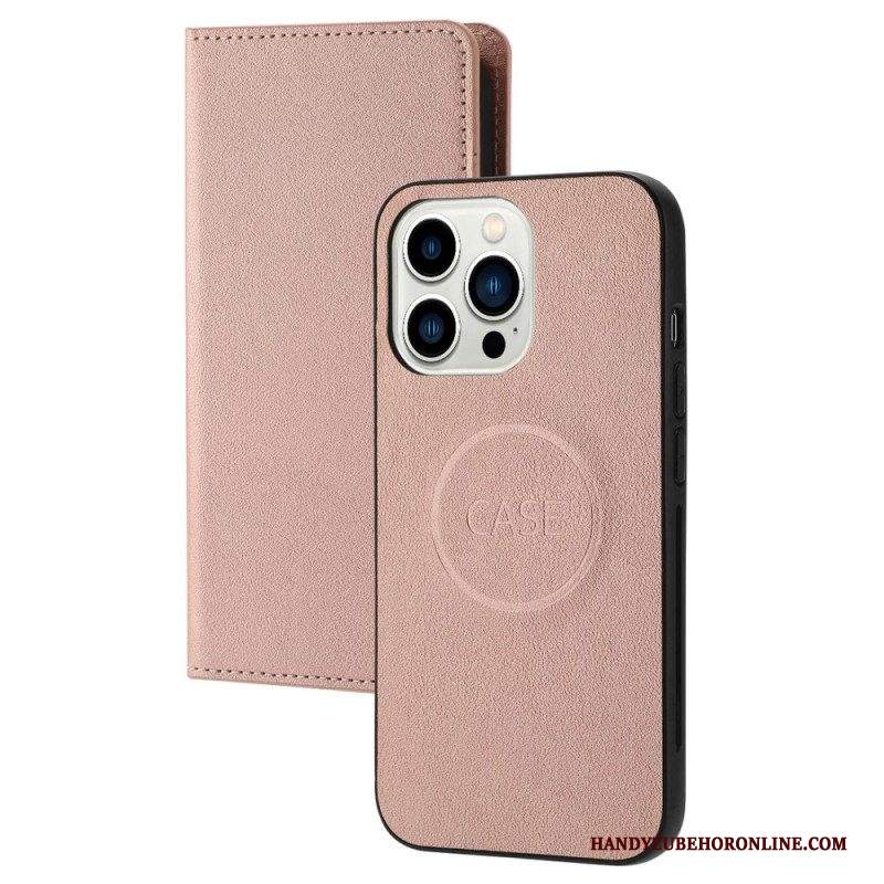 Folio Cover iPhone 14 Pro Max Custodia in pelle Staccabile