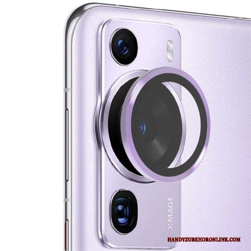 Lente Protettiva In Vetro Temperato E Alluminio Per Huawei P60 Pro