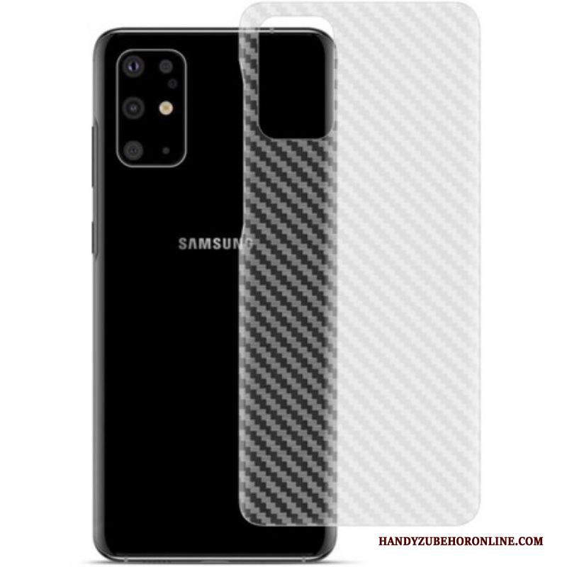 Pellicola Posteriore Per Samsung Galaxy S20 Plus / S20 Plus 5G Carbon Style Imak